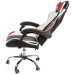 Вибромассажное кресло Calviano ASTI ULTIMATO black/white/red