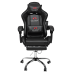Вибромассажное кресло Calviano AVANTI ULTIMATO total black с подножкой