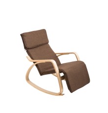 Кресло-качалка Calviano Relax 1103 коричневое