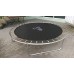 Батут Atlas Sport 312 см (10ft) BASIC (3 ноги) с внешней сеткой и лестницей GREEN