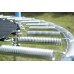 Батут Atlas Sport 312 см (10ft) BASIC (3 ноги) с внешней сеткой и лестницей GREEN