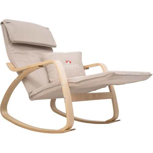 Кресло-качалка Calviano Comfort  1 светло-бежевое