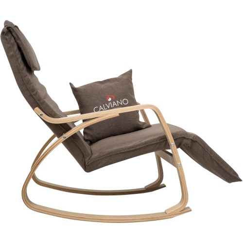 Кресло-качалка Calviano Comfort  1 коричневое