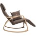 Кресло-качалка Calviano Comfort  1 коричневое