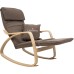 Кресло-качалка Calviano Comfort  1 коричневое