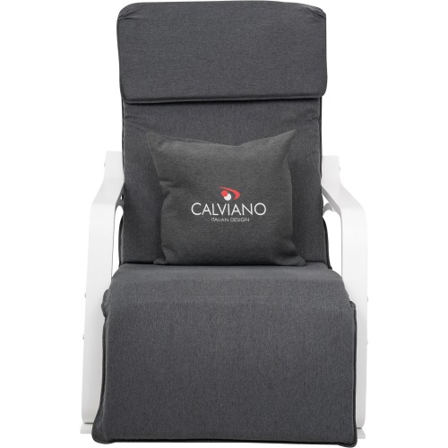 Кресло-качалка Calviano Comfort  1 серое