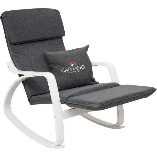 Кресло-качалка Calviano Comfort  1 серое
