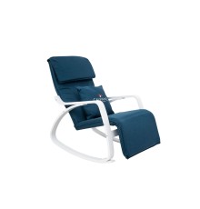 Кресло-качалка Calviano Comfort  1 синее
