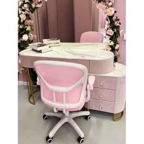 Кресло для сидения с регулировкой высоты Calviano Lovely розовое