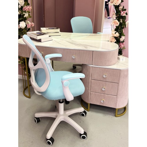 Кресло для сидения с регулировкой высоты Calviano Lovely голубое