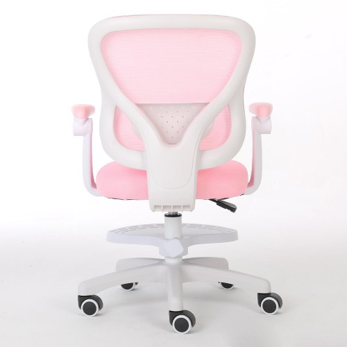 Кресло для сидения с регулировкой высоты Calviano Comfy розовое с подножкой