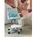 Кресло для сидения с регулировкой высоты Calviano Comfy голубое с подножкой