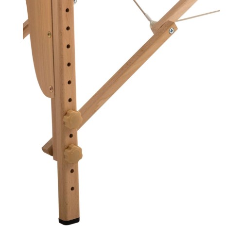Массажный стол Atlas Sport складной 2-с 60 см деревянный + сумка в подарок (фиолетовый)