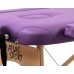 Массажный стол Atlas Sport складной 2-с 60 см деревянный + сумка в подарок (фиолетовый)