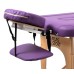 Массажный стол Atlas Sport складной 2-с 60 см деревянный + сумка в подарок (фиолетовый)