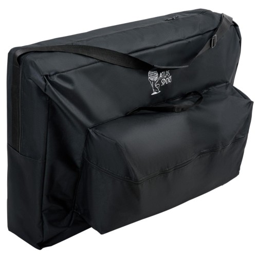 Массажный стол Atlas Sport складной 2-с 60 см деревянный + сумка в подарок (фиолетовый)