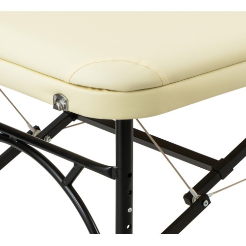 Массажный стол складной Atlas Sport Strong 70 см 3-с алюминиевый усиленная столешница бежевый 4816087401540 - фото 4 | Ugolok.by