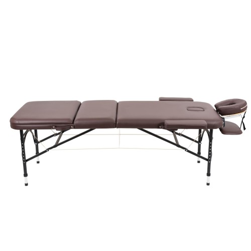 Массажный стол складной Atlas Sport Strong 70 см 3-с алюминиевый усиленная столешница коричневый 4816087401557 купить в Минске - интернет-магазин Ugolok.by