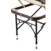 Массажный стол складной Atlas Sport Strong 70 см 3-с алюминиевый усиленная столешница коричневый 4816087401557 - фото 4 | Ugolok.by