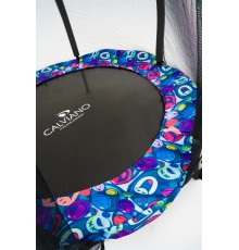Батут на резинках с защитной сеткой Calviano 140 см - 4,5ft master smile elastic band