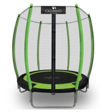 Батут пружинный с защитной сеткой Calviano 140 см - 4,5ft OUTSIDE master green
