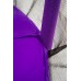 Батут пружинный с защитной сеткой Calviano 140 см - 4,5ft OUTSIDE master purple