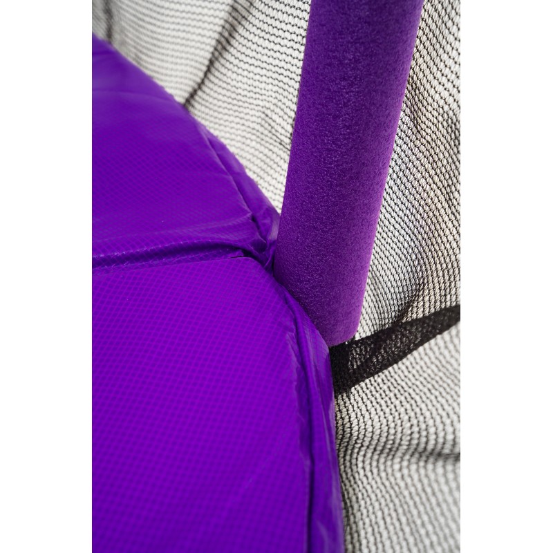 Батут пружинный с защитной сеткой Calviano 140 см - 4,5ft OUTSIDE master purple 4816087402677 - фото 3 | Ugolok.by