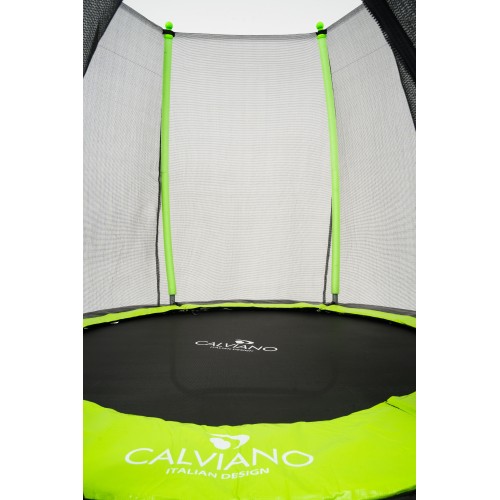 Батут пружинный с защитной сеткой Calviano 183 см - 6ft OUTSIDE master green