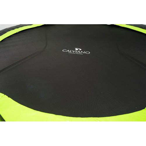 Батут пружинный с защитной сеткой Calviano 252 см - 8ft INSIDE master green