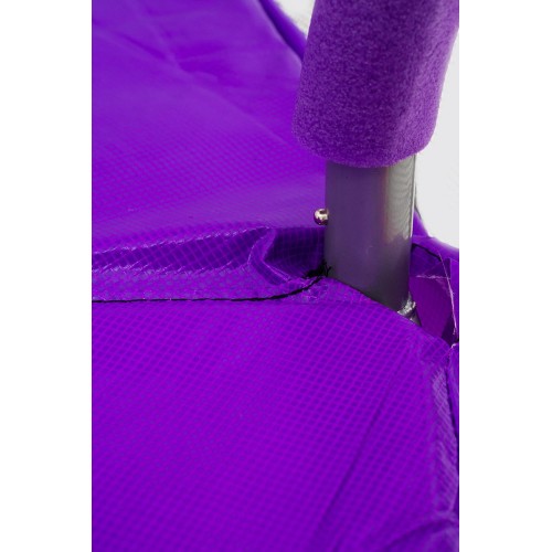 Батут пружинный с защитной сеткой Calviano 252 см - 8ft INSIDE master purple
