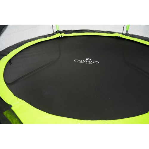 Батут пружинный с защитной сеткой Calviano 252 см - 8ft OUTSIDE master green