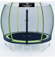 Батут пружинный с защитной сеткой Calviano 312 см - 10ft OUTSIDE master green