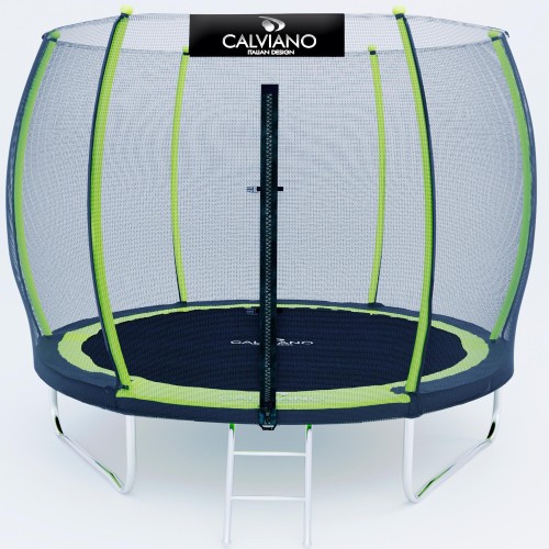 Батут пружинный с защитной сеткой Calviano 312 см - 10ft OUTSIDE master green