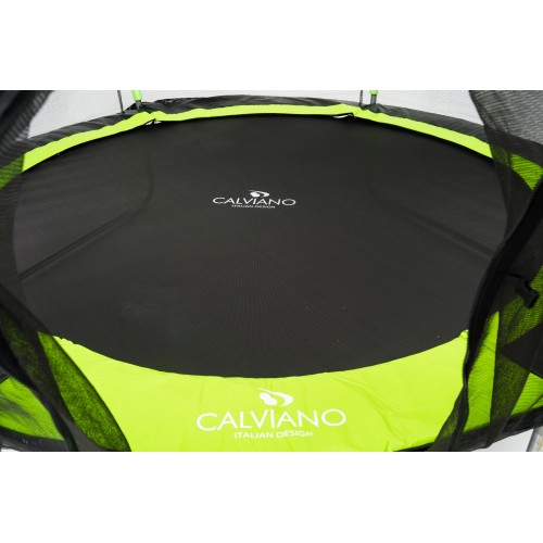 Батут пружинный с защитной сеткой Calviano 312 см - 10ft OUTSIDE master green