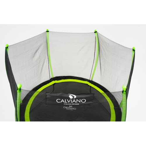 Батут пружинный с защитной сеткой Calviano 312 см - 10ft OUTSIDE master green