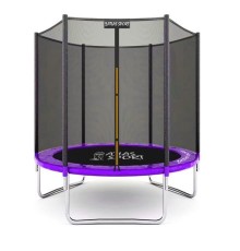 Батут Atlas Sport 183 см (6ft) с внешней сеткой без лестницы PURPLE