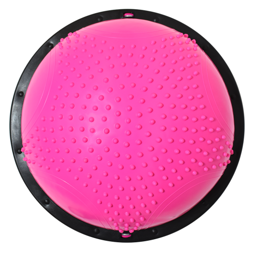 Тренажер Балансировочная платформа CALVIANO Bosu Ball 58 см розовый