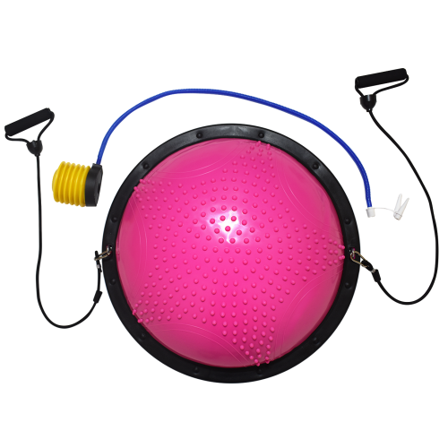 Тренажер Балансировочная платформа CALVIANO Bosu Ball 58 см розовый