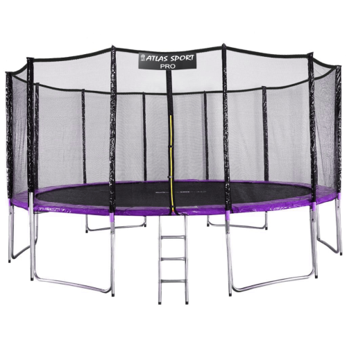 Батут Atlas Sport 490 см (16ft) PRO PURPLE