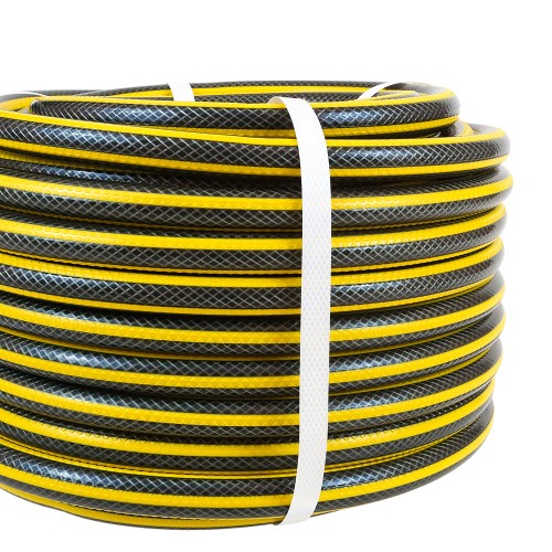 Шланг поливочный Жук Comfort 1/2" 3-х слойный жёлтый (бухта 25 метров)