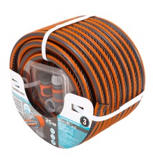 Шланг поливочный Garden Жук 1/2" 3-х слойный (бухта 25 метров) с набором коннекторов