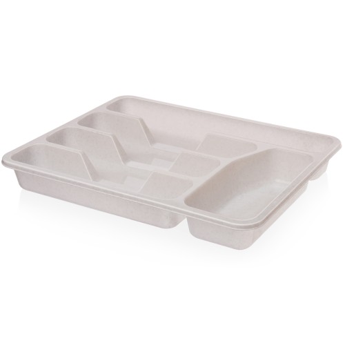 Лоток для столовых приборов малый 26x33 см белый