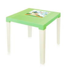 Стол пластиковый детский Аладдин 51х46.5 см салатовый