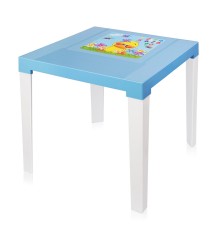Стол пластиковый детский Аладдин 51Х46.5 см голубой