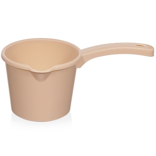 Ковш пластиковый (абрикосовый) Eco 1.25 л