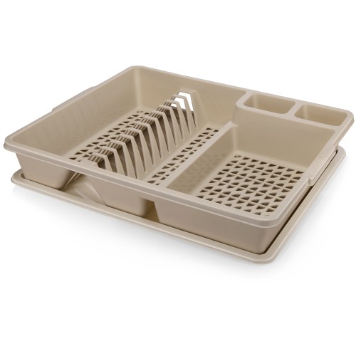 Сушилка для посуды Rondo большая (серо-бежевый) Сушилка для посуды Rondo большая (серо-бежевый)