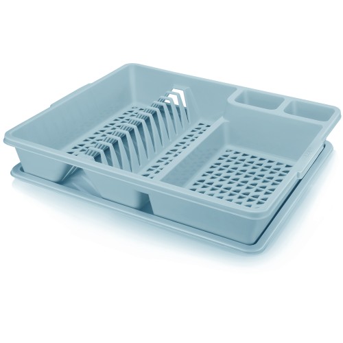 Сушилка для посуды Rondo большая (серо-голубой) Сушилка для посуды Rondo большая (серо-голубой)