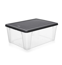 Контейнер для хранения Elegance 9л графитовый