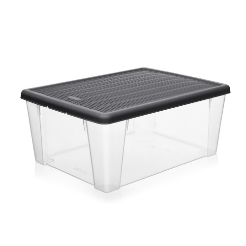 Контейнер для хранения Elegance 9л графитовый