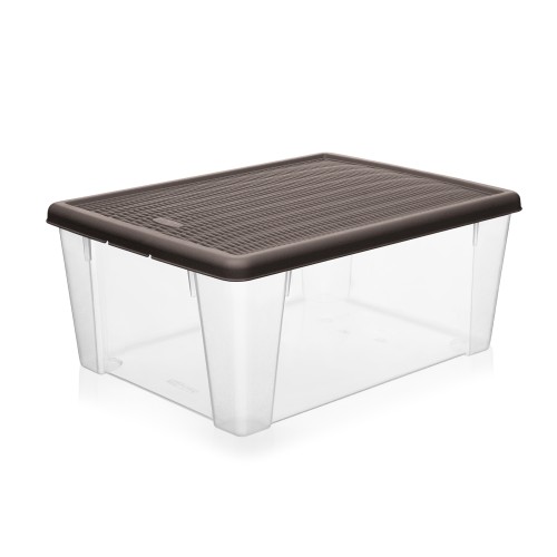 Контейнер для хранения Elegance 9л коричневый